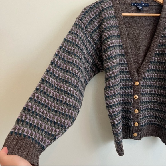 VTG Birch Bros 100% Shetland Wool Sweater Sz Small - Picture 4 of 8